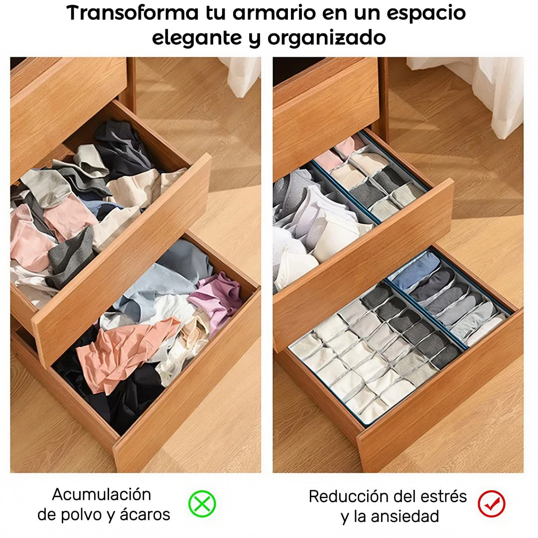 ORGANIZADOR DE ROPA SET X 4 - ENVÍO GRATIS 🤩