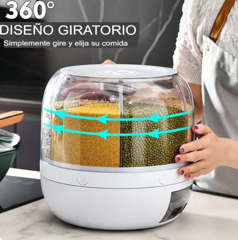 DISPENSADOR DE ALIMENTOS GIRATORIO SMART 360